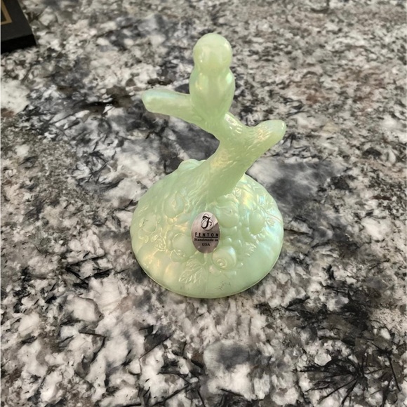 Fenton Jadeite owl ring holder $99 - Picture 3 of 7